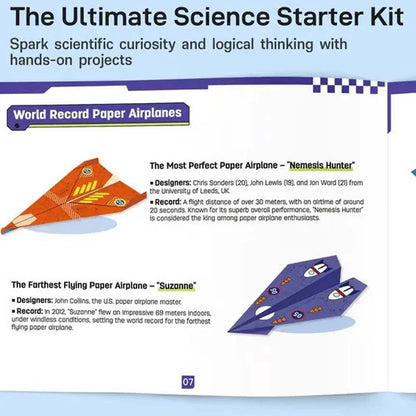 🥳2026 HOT SALE 49% OFF! ✈️Creative DIY Paper Airplane Set For Kids