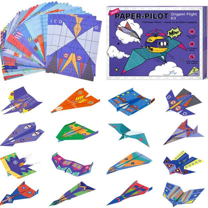 🥳2026 HOT SALE 49% OFF! ✈️Creative DIY Paper Airplane Set For Kids