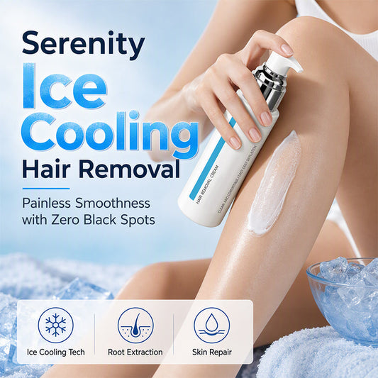 Ice-Cooling Hair Removal Cream for Sensitive Skin