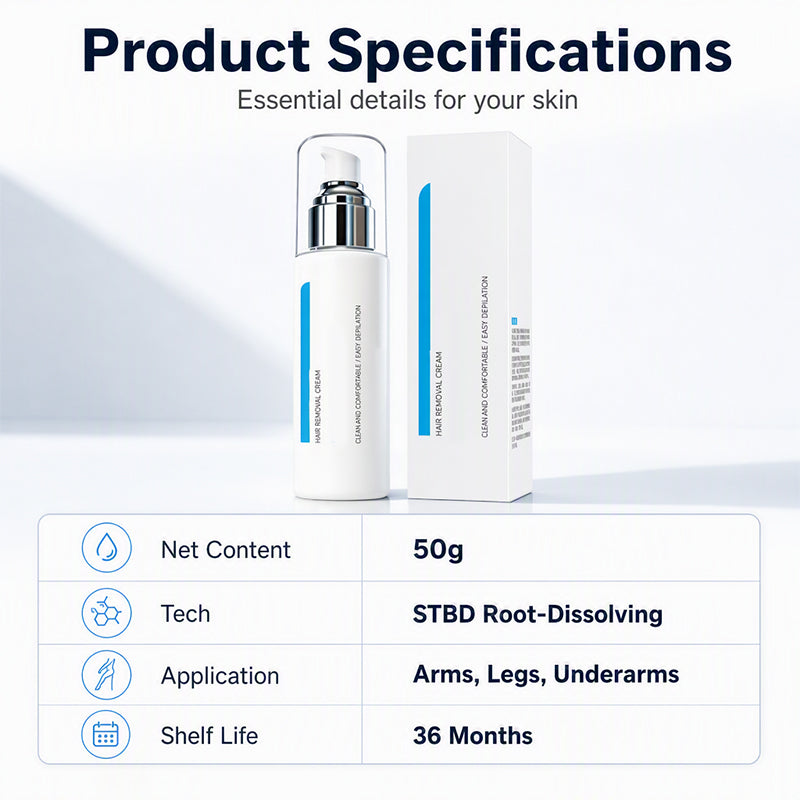 Ice-Cooling Hair Removal Cream for Sensitive Skin