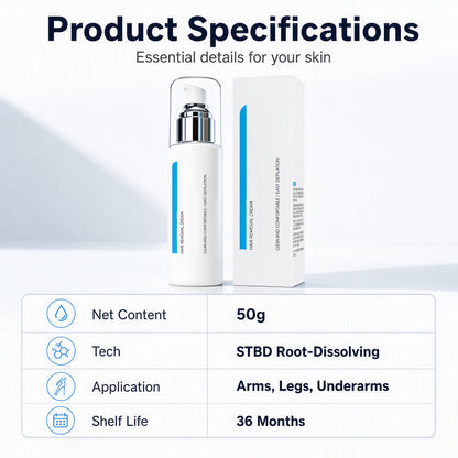 Ice-Cooling Hair Removal Cream for Sensitive Skin