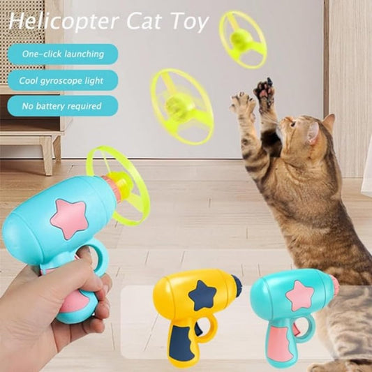 🛸 LED Flying Disc Launcher Gun Toy – Glowing discs, long range & easy to use