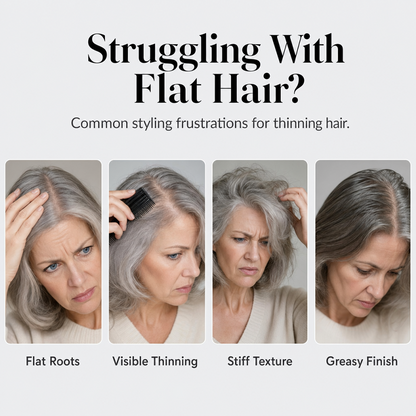 📢📢49% OFF !! ⏰ 90ml Fluffy Hair Shaping Spray Long Lasting Volumizing Mist with Peach Fragrance