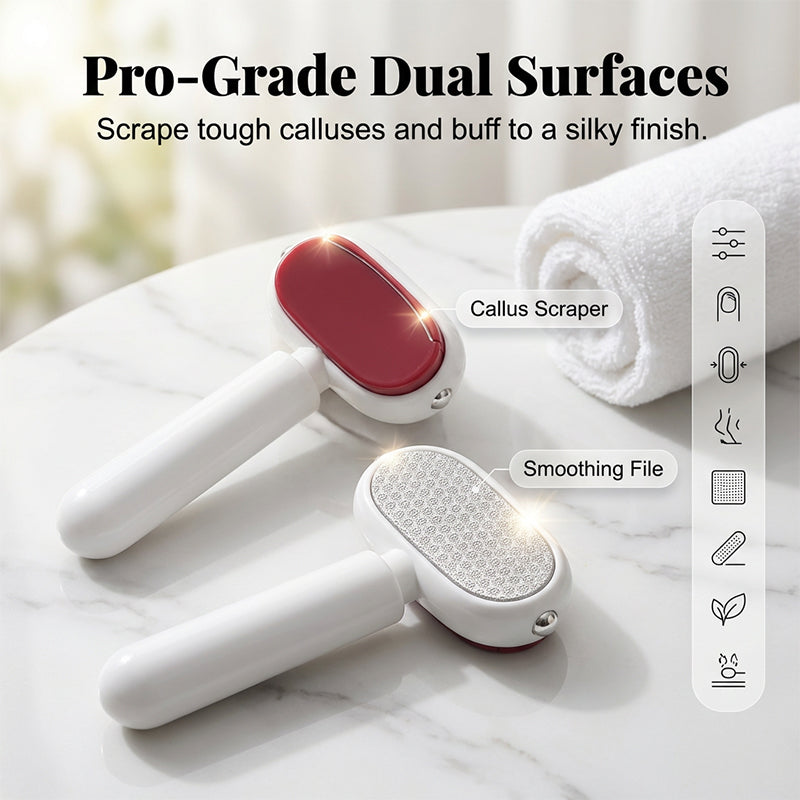 Double-Sided Foot Scraper for Callus Removal