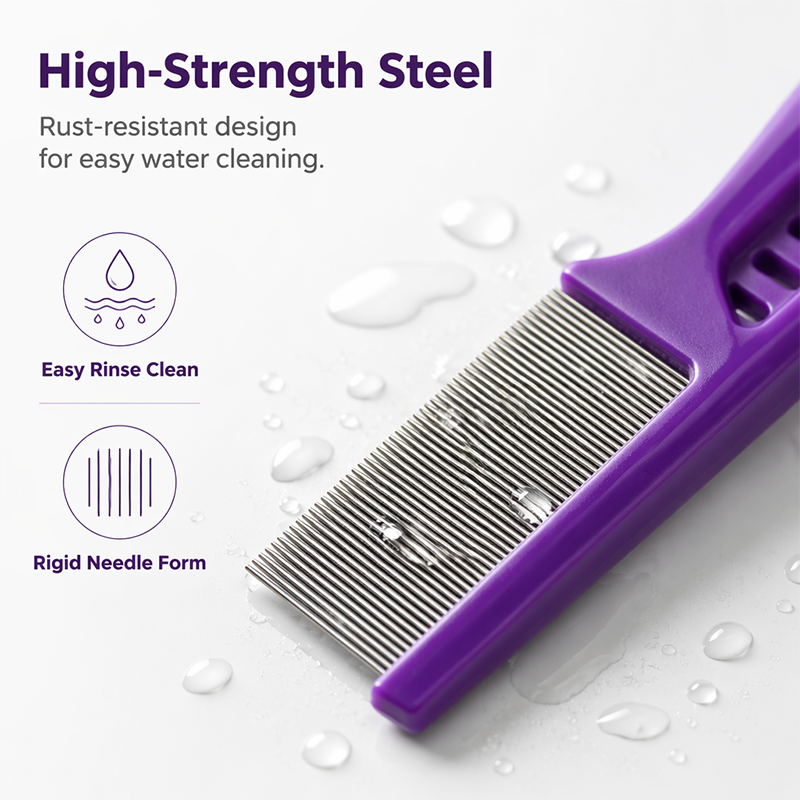 Fine Tooth Flea Comb for Cats & Dogs