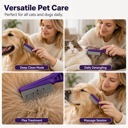 Fine Tooth Flea Comb for Cats & Dogs