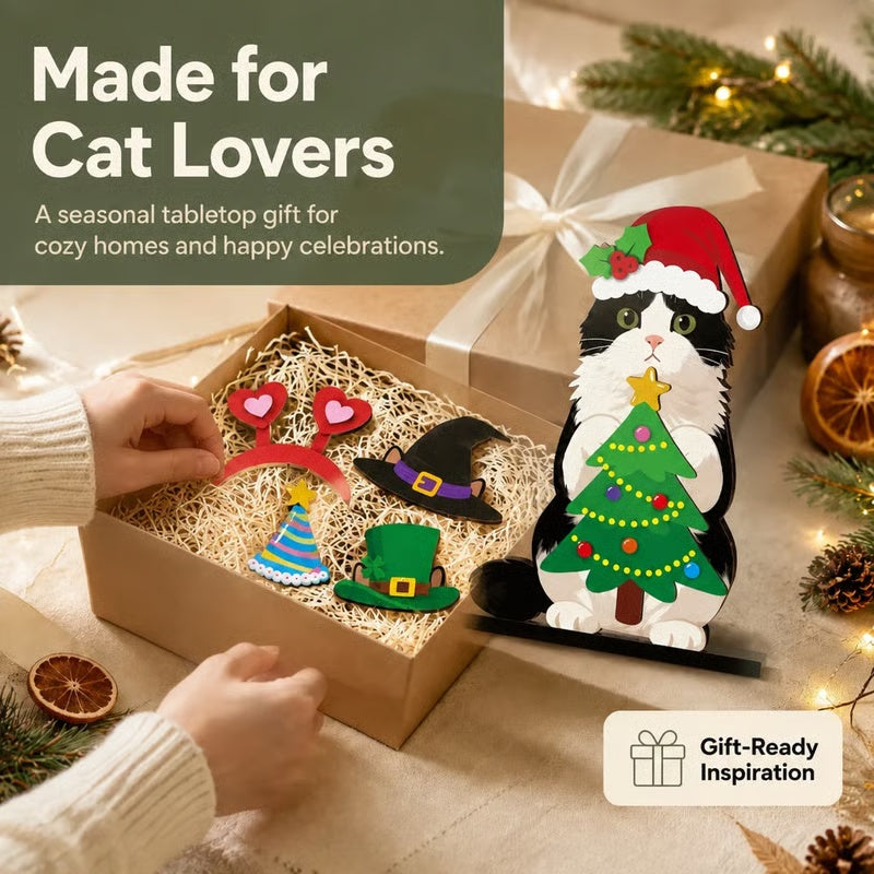 Interchangeable Wooden Seasonal Animal Decor