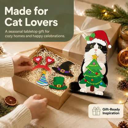 Interchangeable Wooden Seasonal Animal Decor
