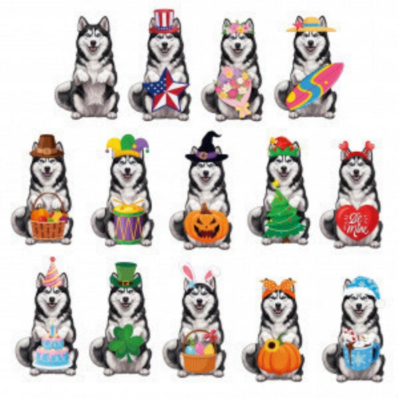 Interchangeable Wooden Seasonal Animal Decor