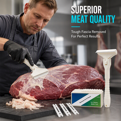 Stainless Steel Meat Scraper for Fat & Fascia Removal