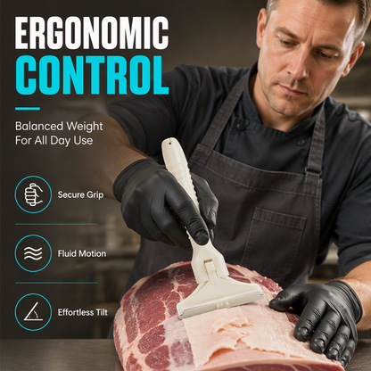 Stainless Steel Meat Scraper for Fat & Fascia Removal