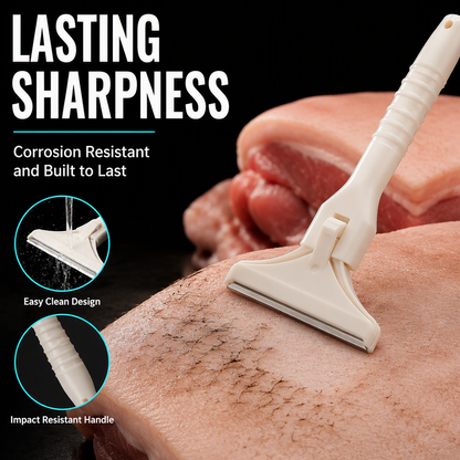 Stainless Steel Meat Scraper for Fat & Fascia Removal