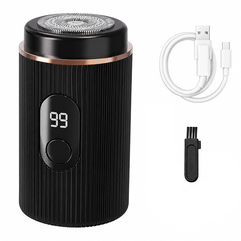 Mini Travel Shaver with LED Power Display