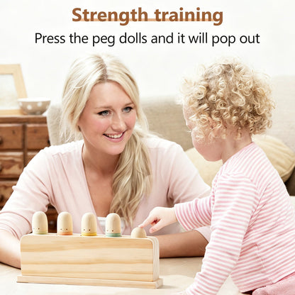 🌈 Wooden Pop-Up Toy – Multicolor Push & Pop Learning Toy for Toddlers & Preschoolers | 2026 HOT SALE 🔥