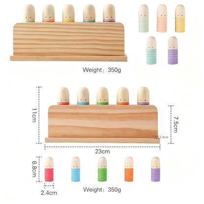 🌈 Wooden Pop-Up Toy – Multicolor Push & Pop Learning Toy for Toddlers & Preschoolers | 2026 HOT SALE 🔥