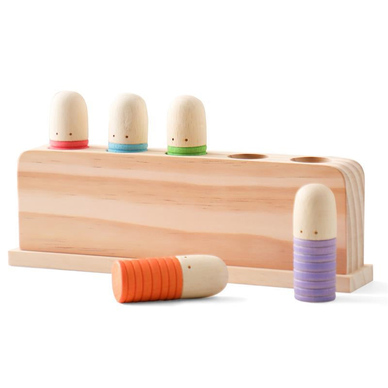 🌈 Wooden Pop-Up Toy – Multicolor Push & Pop Learning Toy for Toddlers & Preschoolers | 2026 HOT SALE 🔥