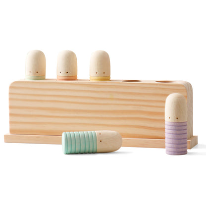 🌈 Wooden Pop-Up Toy – Multicolor Push & Pop Learning Toy for Toddlers & Preschoolers | 2026 HOT SALE 🔥