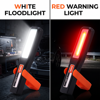 🔦 Ultra-Bright COB Work Light – Rechargeable Magnetic LED Work Light with Folding Stand for Garage & Car Repairs