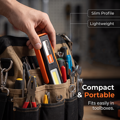 🔦 Ultra-Bright COB Work Light – Rechargeable Magnetic LED Work Light with Folding Stand for Garage & Car Repairs