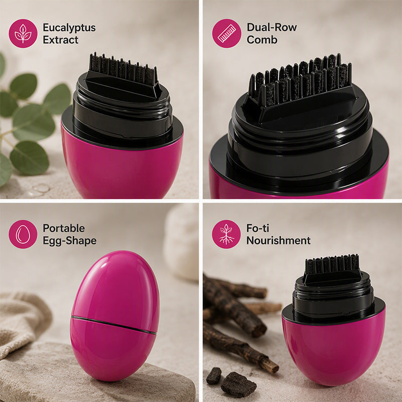 💇‍♀️ Portable Instant Hair Touch-Up Comb – Quick Gray Coverage Anywhere ✨