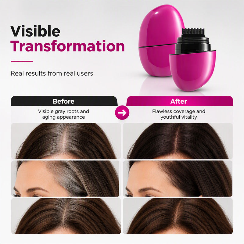 💇‍♀️ Portable Instant Hair Touch-Up Comb – Quick Gray Coverage Anywhere ✨
