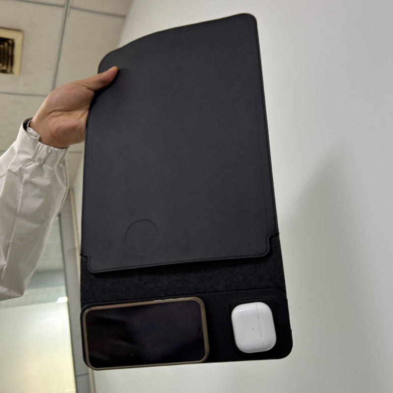 Multifunctional Laptop Sleeve with Wireless Charging