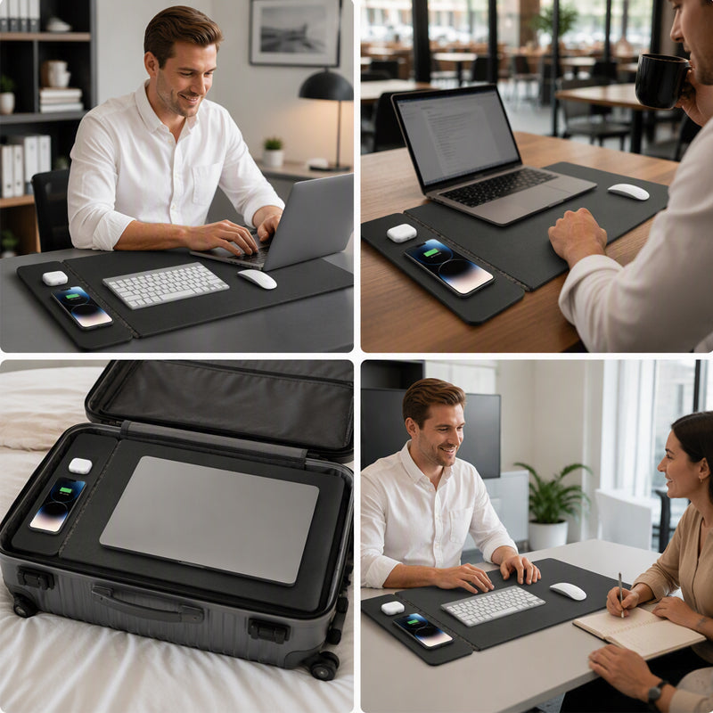 Multifunctional Laptop Sleeve with Wireless Charging