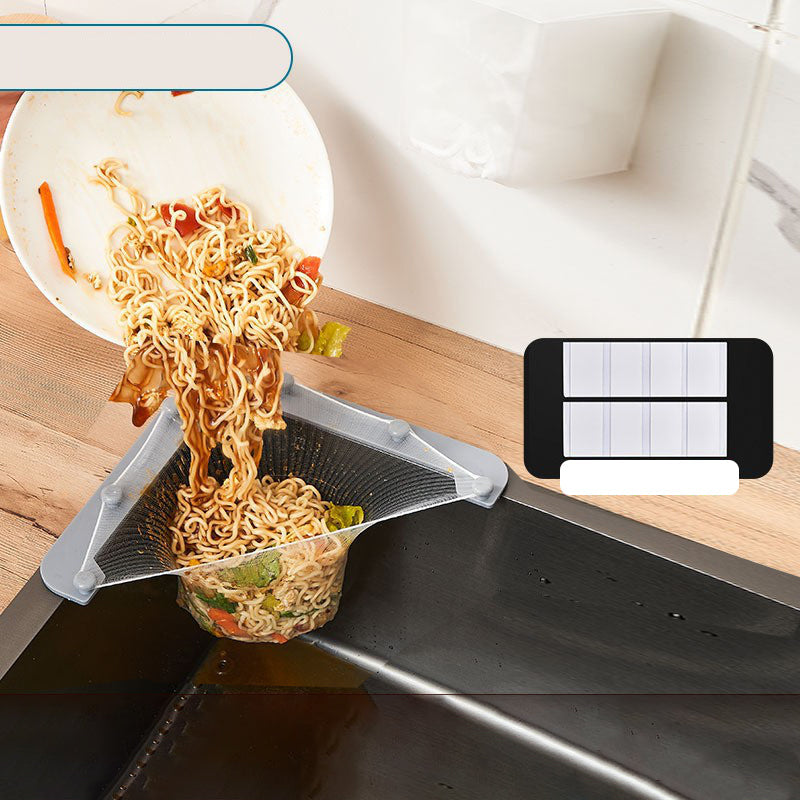 Triangular Sink Strainer Holder & Mesh Bags