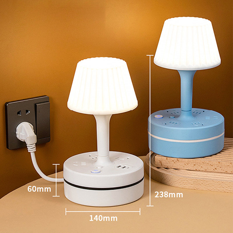 💡 Bedside Lamp with Charging Station – Light Up & Power Up Your Nightstand 🔌