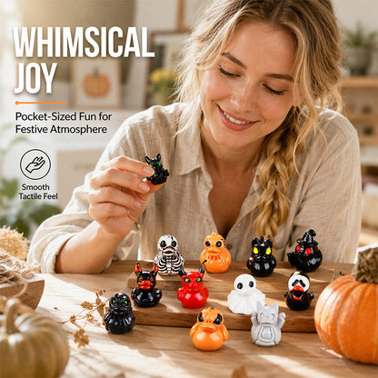🐥 Halloween Duck Ornaments – Cute Spooky Decor