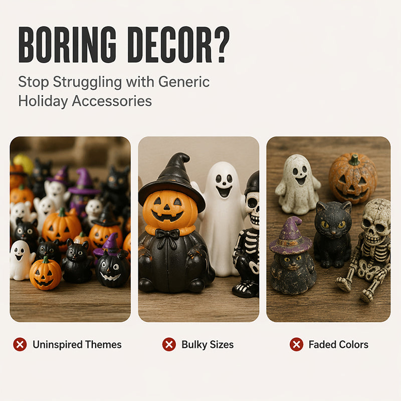 🐥 Halloween Duck Ornaments – Cute Spooky Decor