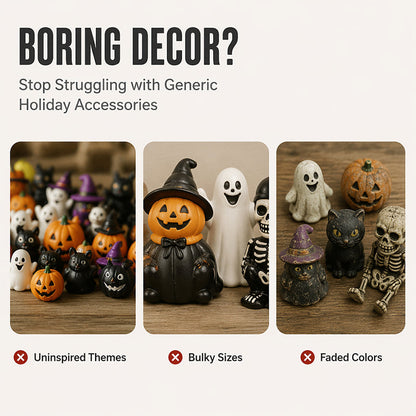 🐥 Halloween Duck Ornaments – Cute Spooky Decor