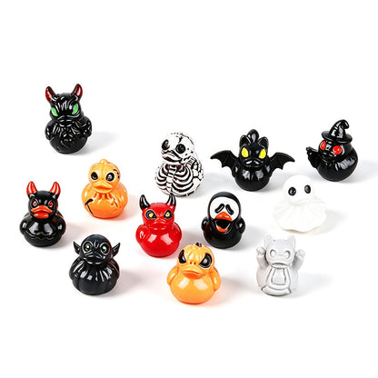 🐥 Halloween Duck Ornaments – Cute Spooky Decor