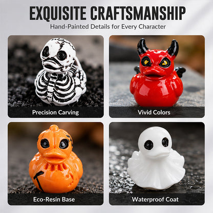 🐥 Halloween Duck Ornaments – Cute Spooky Decor