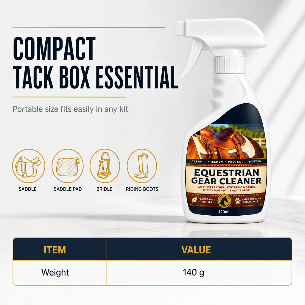 🐴 Horse Tack Cleaner Spray – Make Saddle Care Easier