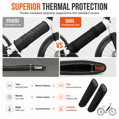 🚲 E-Bike Battery Cover – 5mm Thermal Neoprene Insulation Sleeve