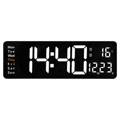🕐💡49% OFF! ⌚16" Large Digital Clock with Temperature, Date, Auto DST, Night Light, Auto Brightness Dimmer – Smart Display for Every Room