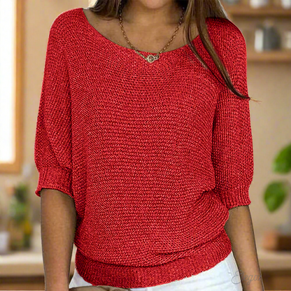 💥Hot Sale🔥Casual Pullover Loose Knitted Top