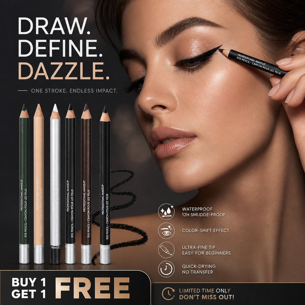 ⏰Soft Smudgeable Eyeliner Pencil – Long-Lasting, Effortless Blend